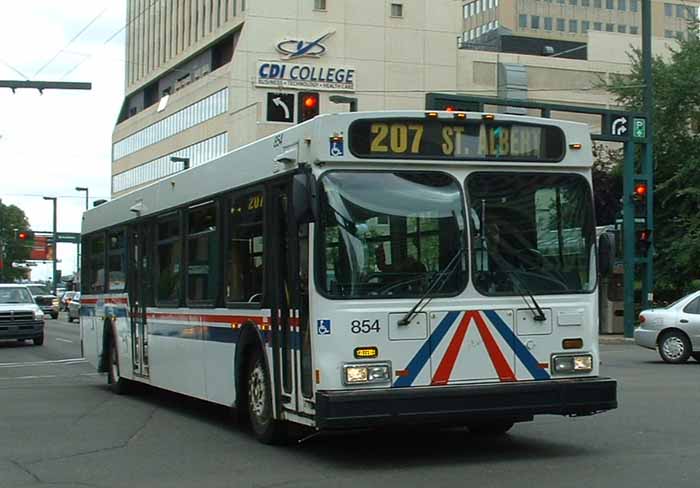 St Albert Transit New Flyer D40LF 854